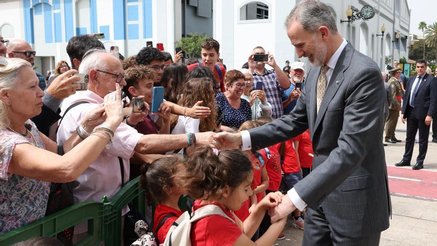 La anécdota de la visita Real a Las Palmas de Gran Canaria: una niña pellizcó a Felipe VI