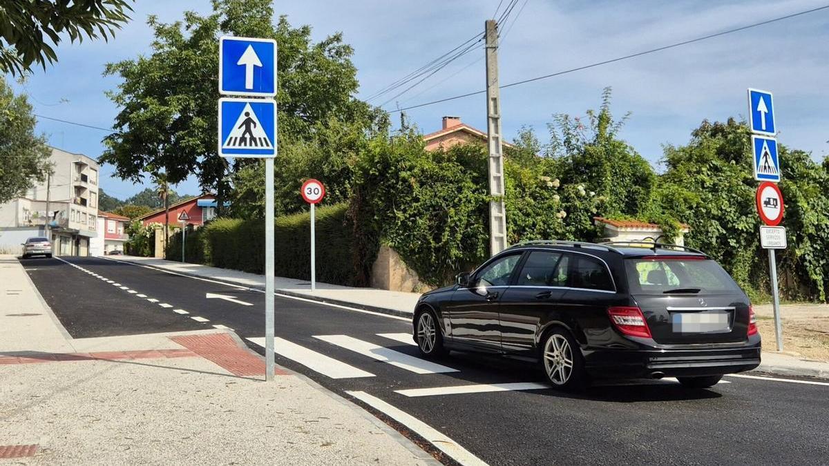 La Diputación convirtió la DP-0105, entre Cortiñán y Vilacoba, en una vía de sentido único