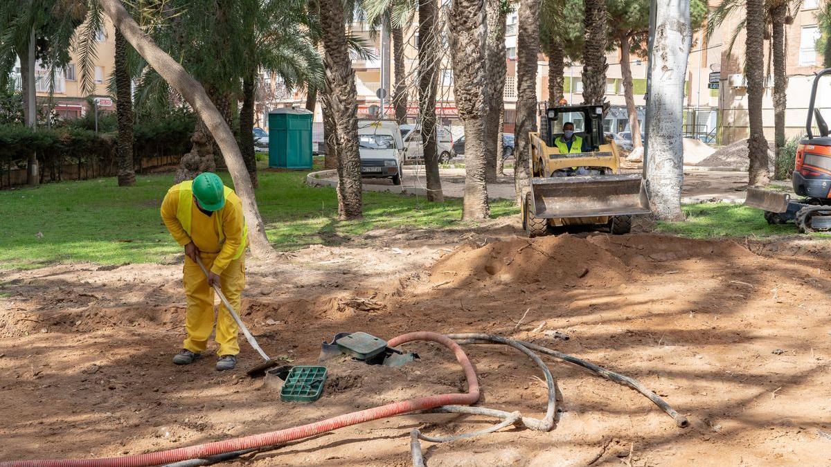 El nuevo parque Sauces estará acabado a finales de verano