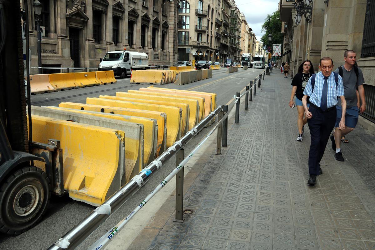 Empieza la última fase de obras en Via Laietana de Barcelona