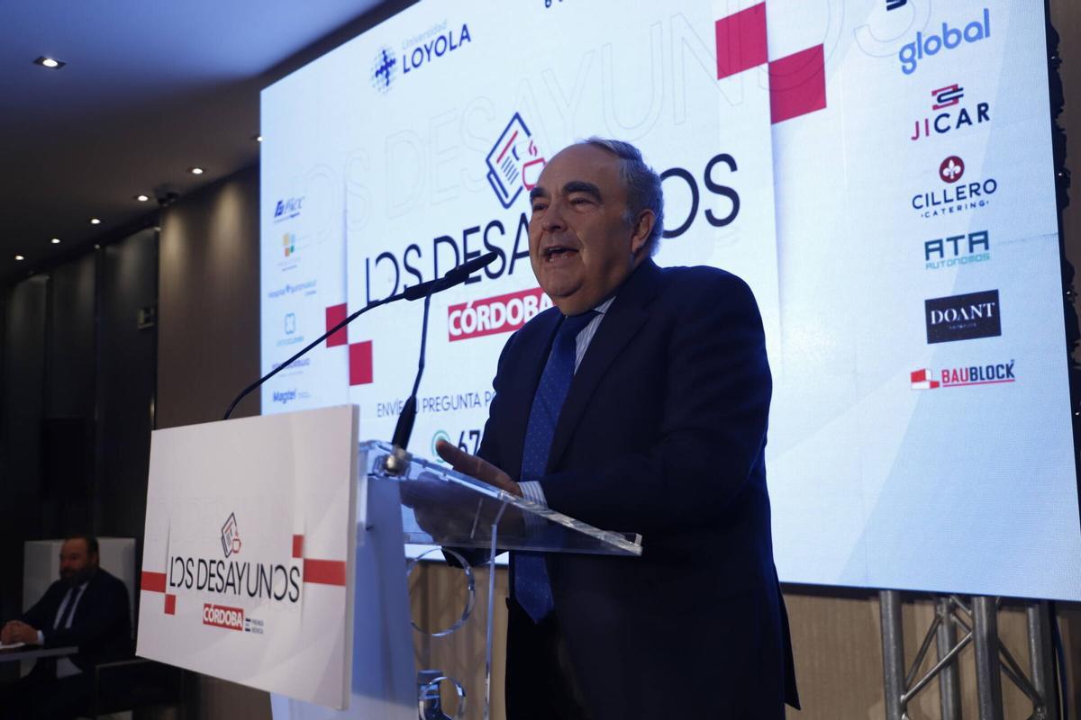 Antonio Luque durante su intervención.