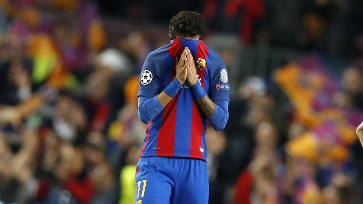 Neymar, en el partido ante la Juventus