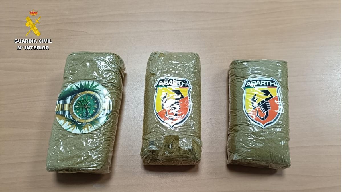 La droga incautada