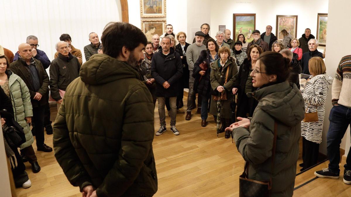 Inauguración exposición "Aves y paisajes" en el Museo Evaristo Valle