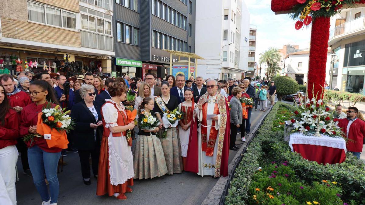 La celebración de la Festa de la Creu este miércoles en Benidorm.