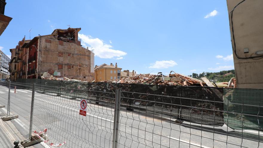 Los vecinos del edificio derrumbado de San Francisco reclaman al Ayuntamiento de Teruel más de cuatro millones