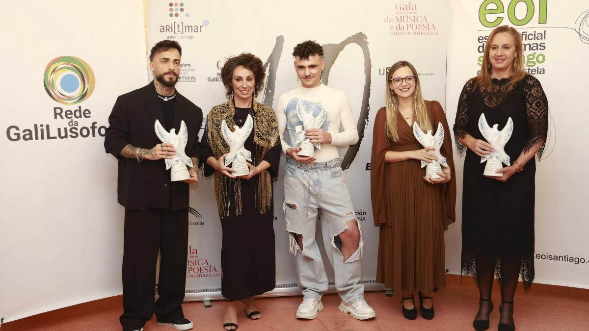 Por la izquierda: Diogo Piçarra, Elba Pedrosa, Mondra, Cátia Cardoso y Carla Sepúlveda .