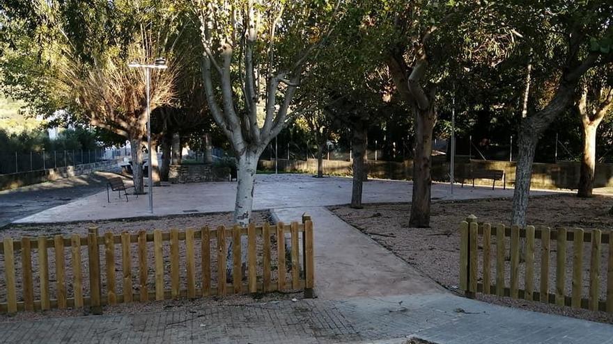 Imagen del recinto de la plaza del Pou una vez finalizada la remodelación