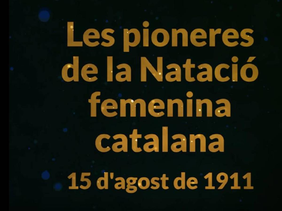Momento #100FCN Las pioneras de la natación catalana femenina