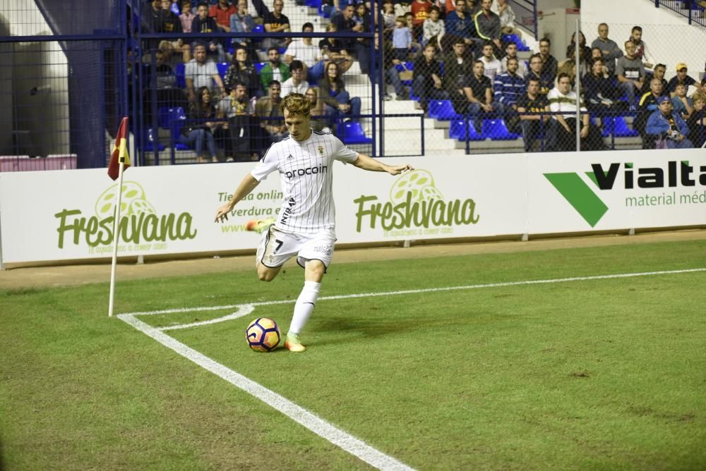 El partido entre el Murcia y el Oviedo, en imágenes