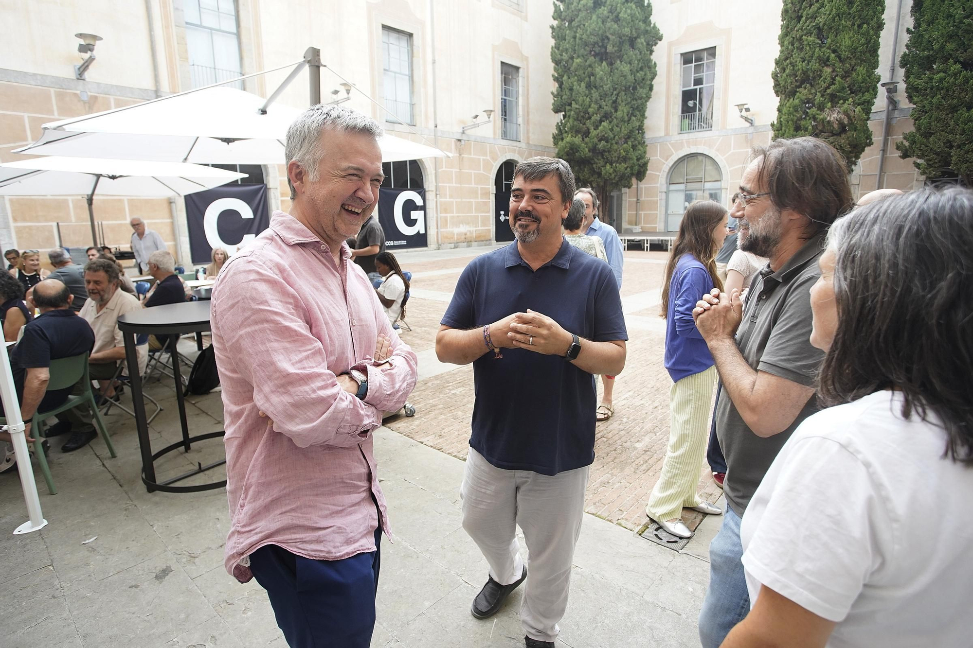 Les fotos de la trobada entre Edmon Roch i Alfonts Petit per destapar anècdotes en el rodatge de pel·lícules