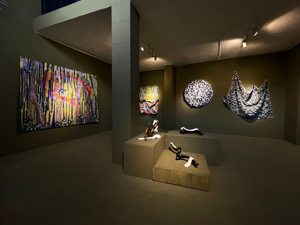 Obras expuestas en la Galería Modesta.