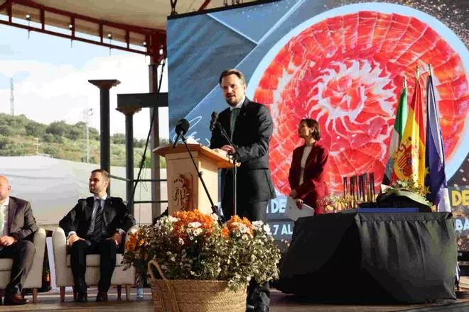 Abel Bautista reivindica el ibérico extremeño en Jerez de los Caballeros (Badajoz)