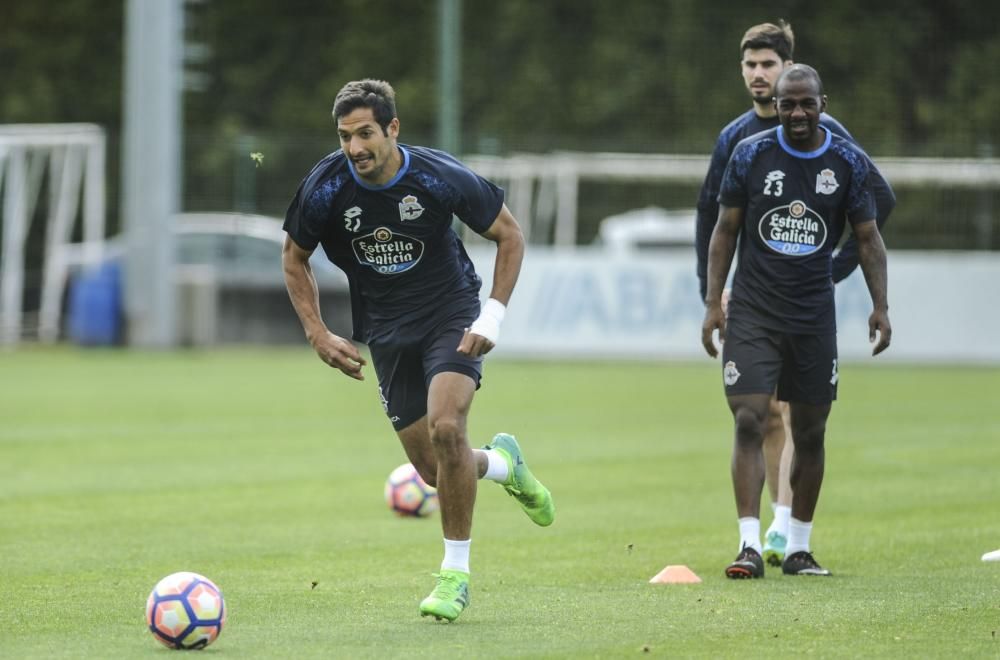 Última sesión antes de medirse al Espanyol