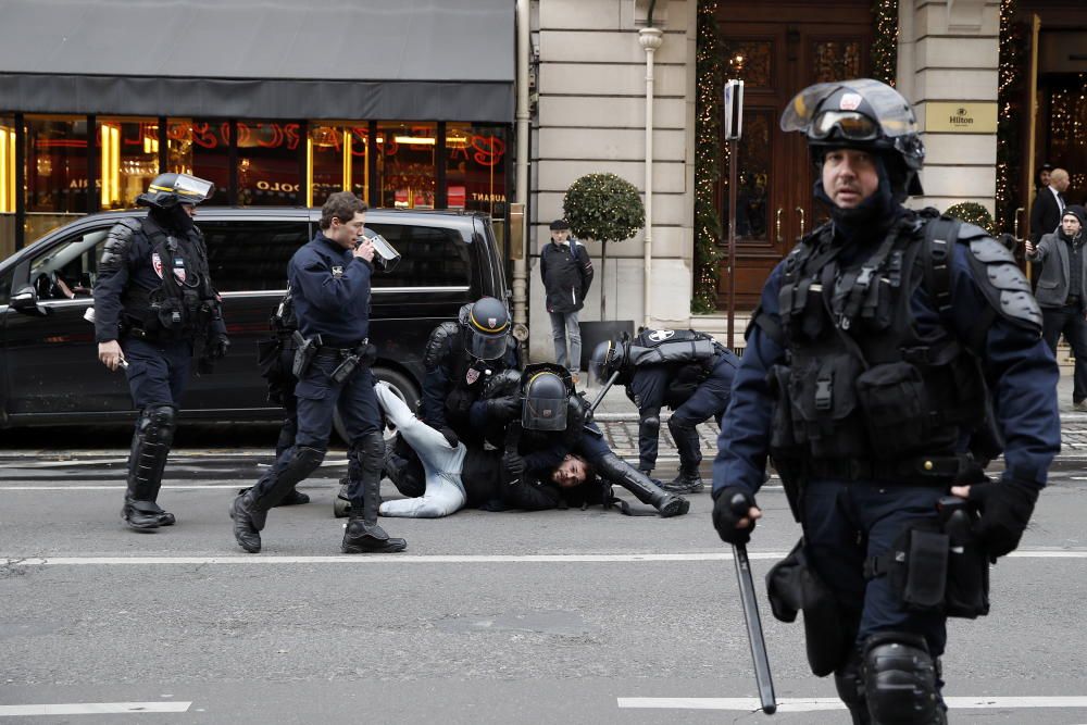 Protesta de los 'chalecos amarillos' en París