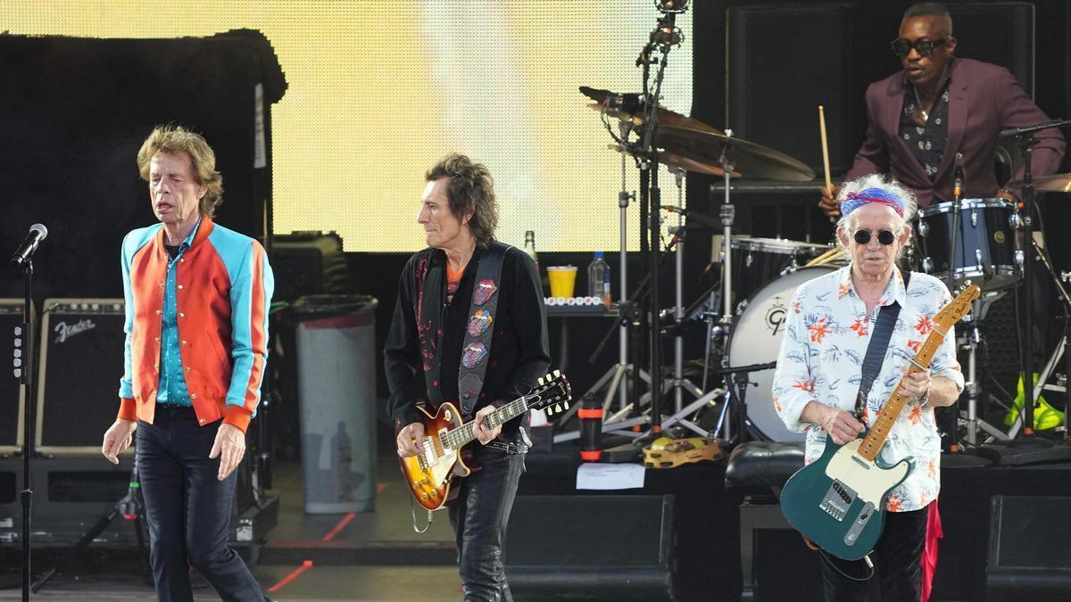 Mick Jagger, Keith Richards y Ronnie Wood