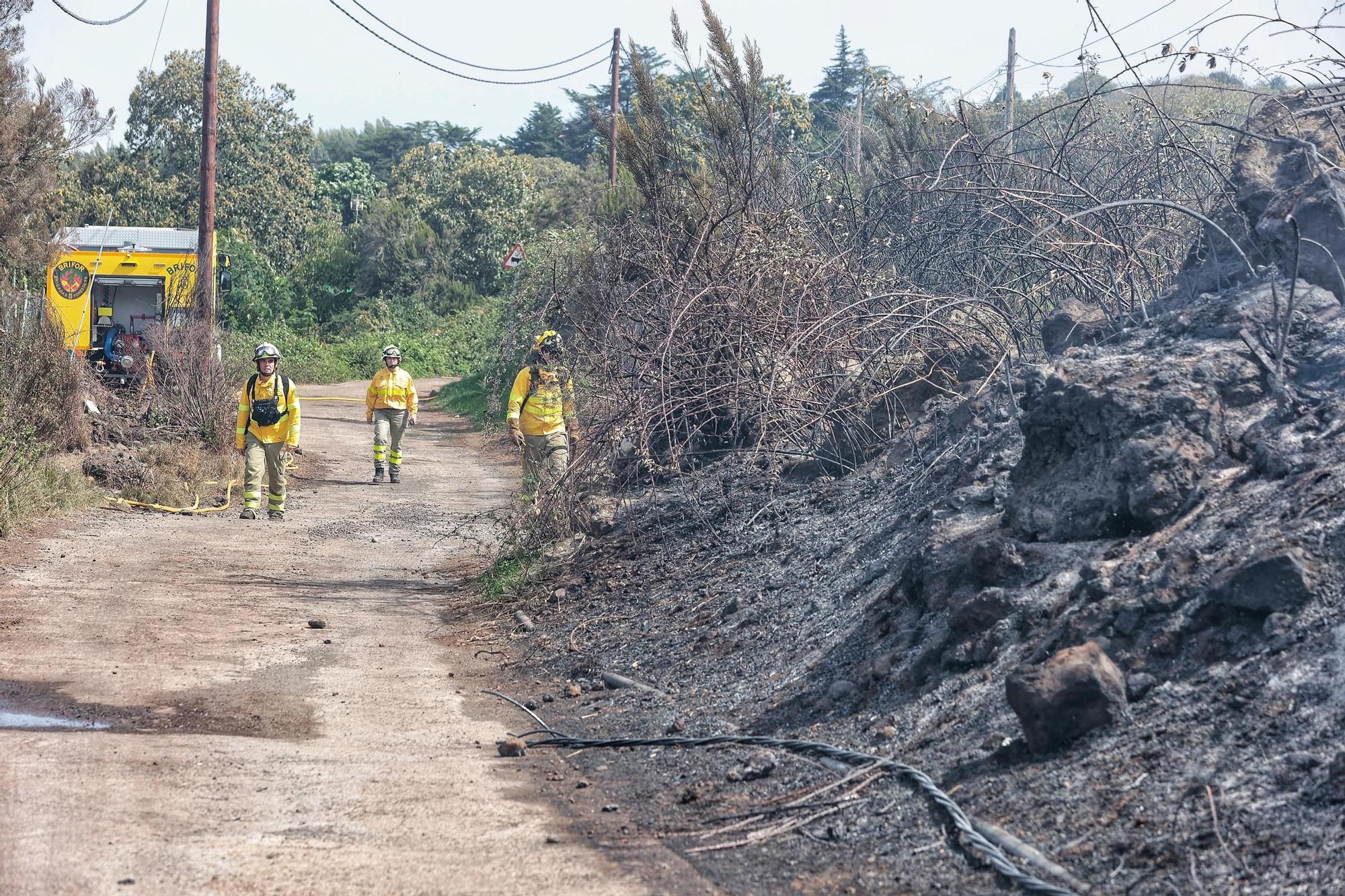 Realojadas las familias afectadas por el incendio en El Sauzal