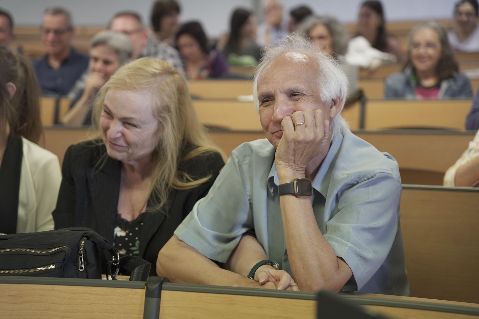 Así ha sido la última clase de Perfecto Cuadrado en la UIB: "Id por la vida con los ojos abiertos"