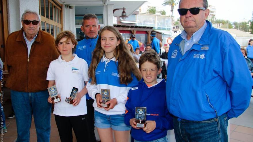 Los ganadores del Campeonato Autonómico de Optimist B