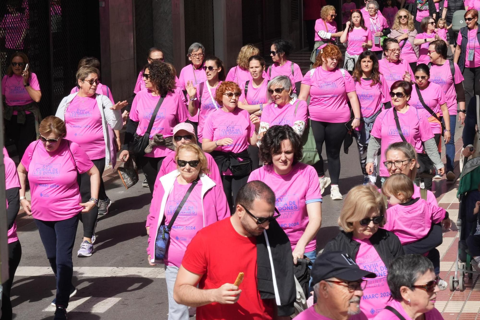 Todas las imágenes de la XVIII 'Cursa de les Dones' de Castelló