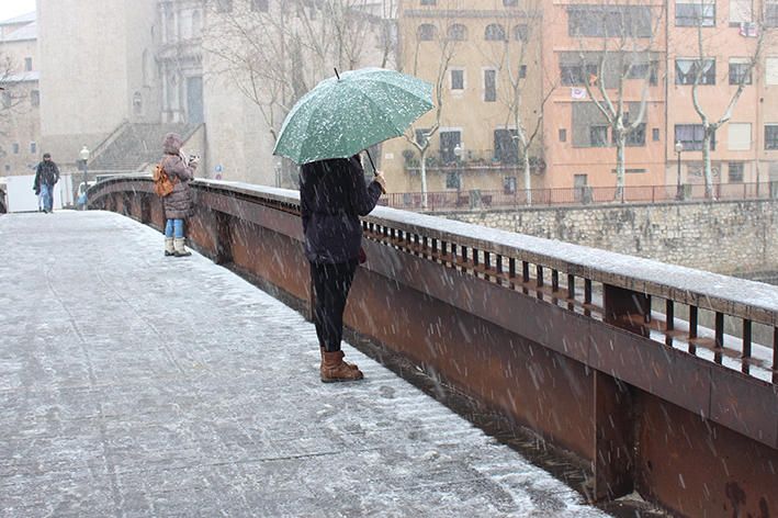 Nevada a Girona.