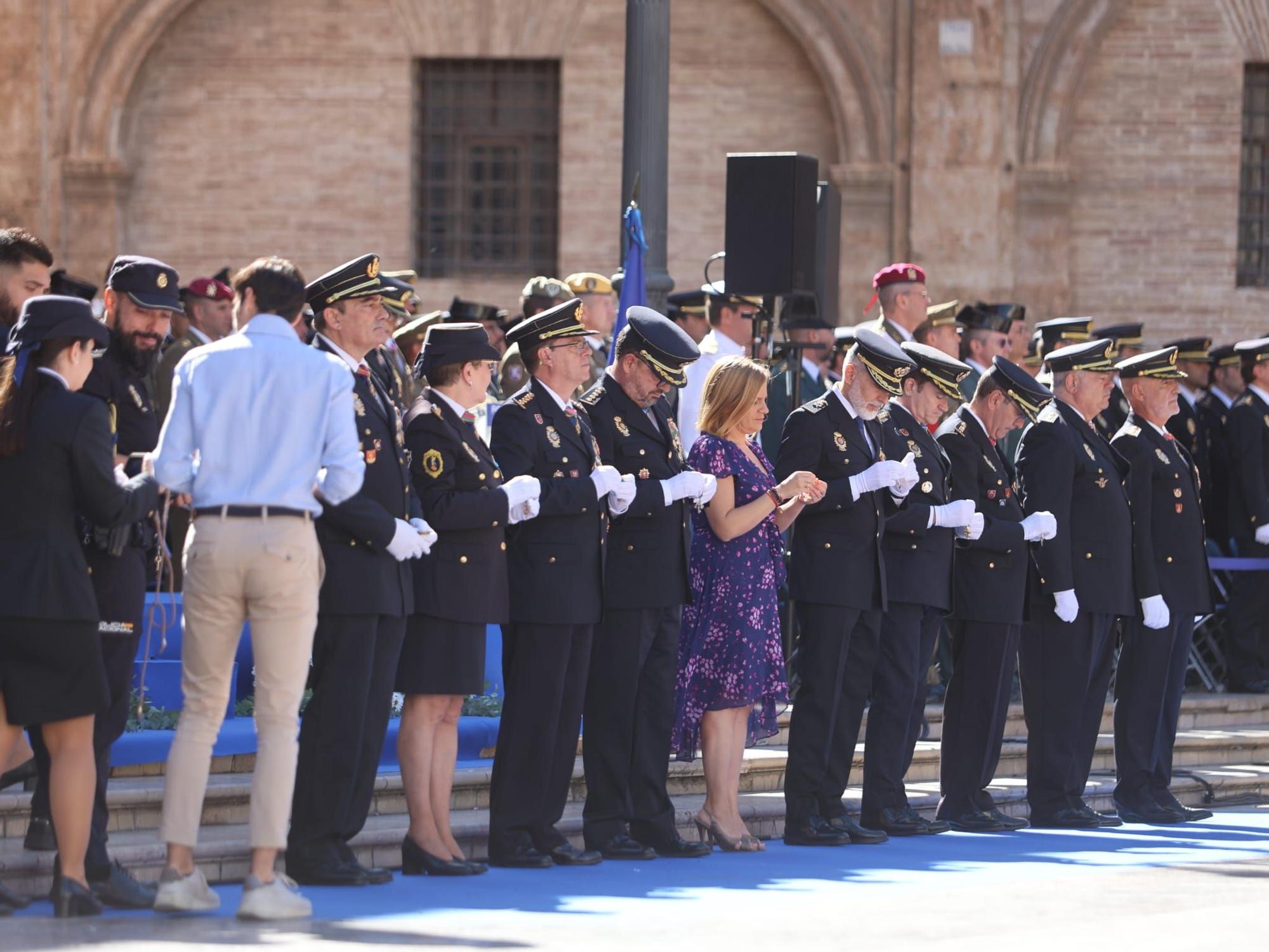 La Policía Nacional de Valencia celebra el Día de los Santos Ángeles Custodios