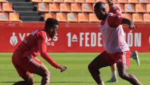 Los granas ejercitándose