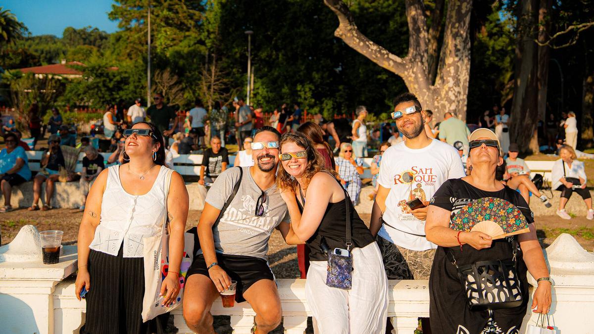 El eclipse desde Arousa, en imágenes El eclipse desde Arousa, en imágenes