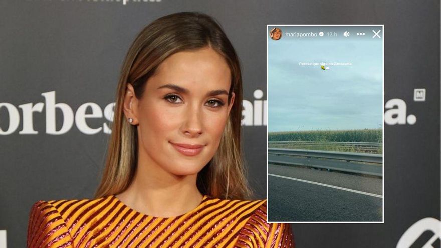 María Pombo, sorprendida por el tiempo en Mallorca: &quot;Parece que sigo en Cantabria&quot;