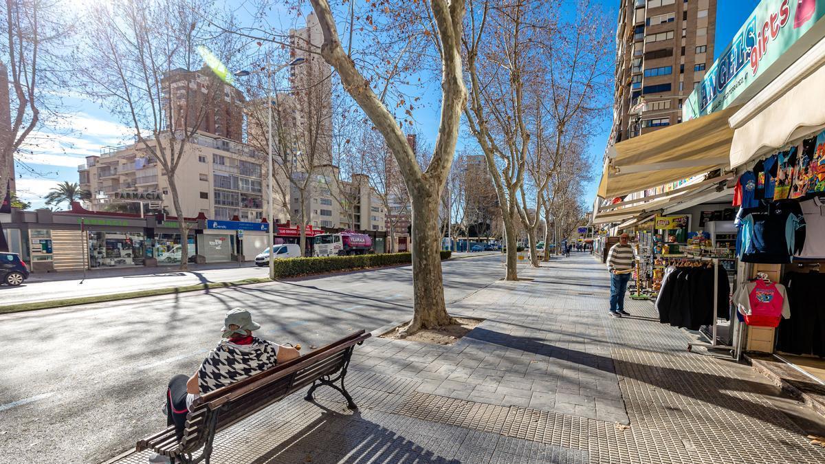 El tramo de la avenida del Mediterráneo que aún no se ha modernizado.