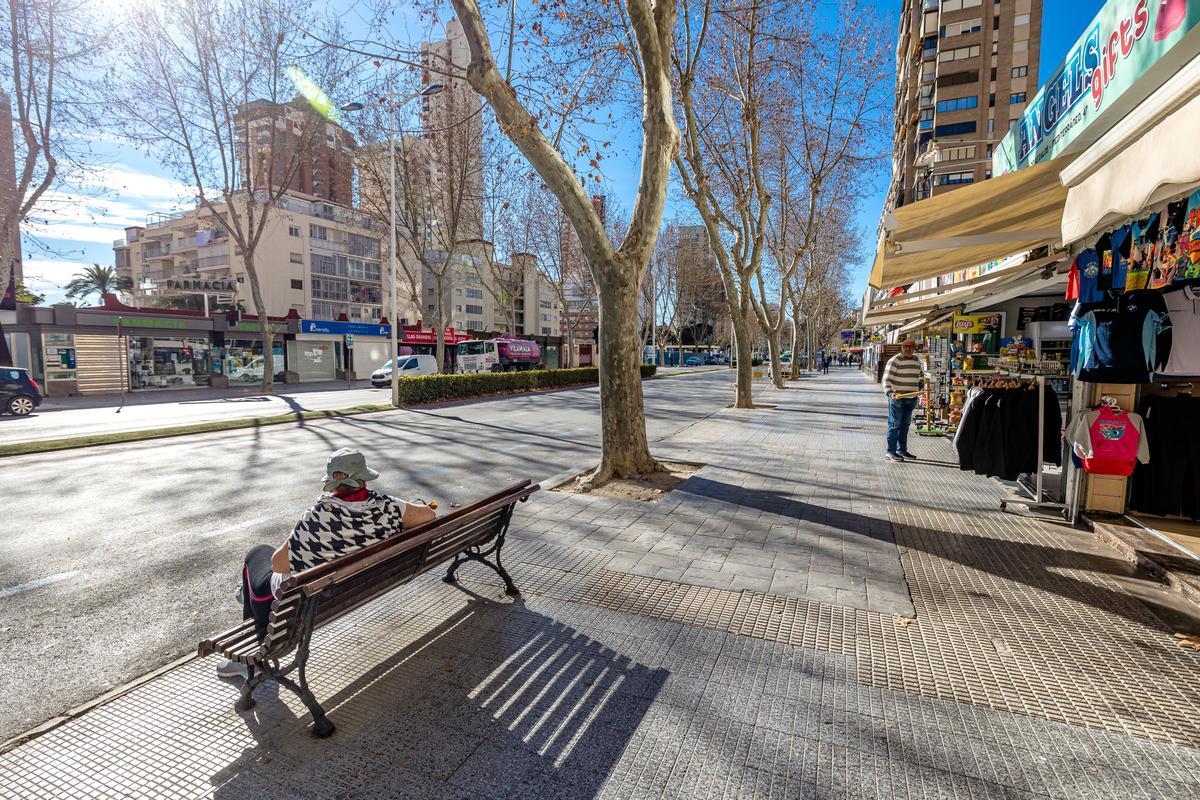 El tramo de la avenida del Mediterráneo que aún no se ha modernizado.