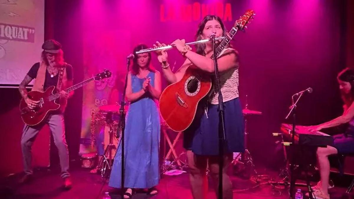 La banda durante su actuación en las semifinales de Palma Pop Rock