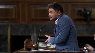 Los ataques de Rufián a Puigdemont incomodan a la dirección de ERC
