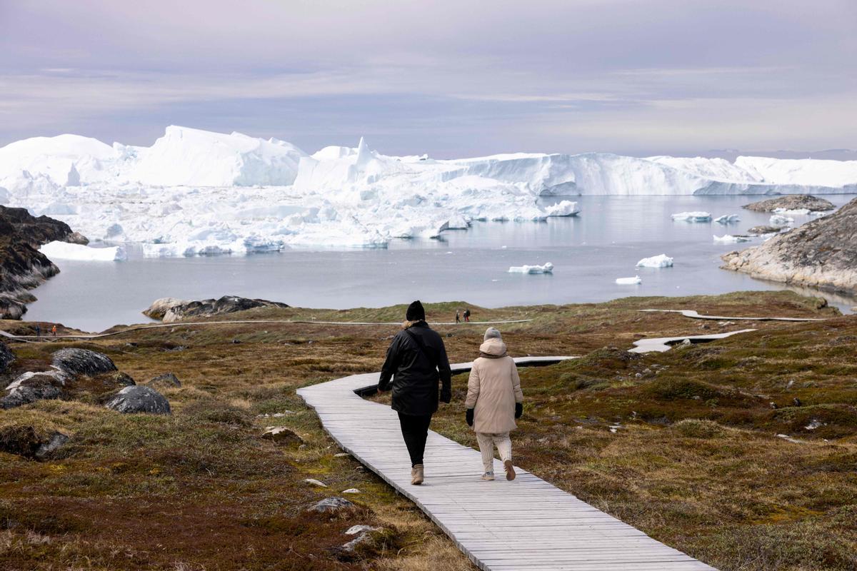 El espectáculo de los icebergs en Groenlandia.