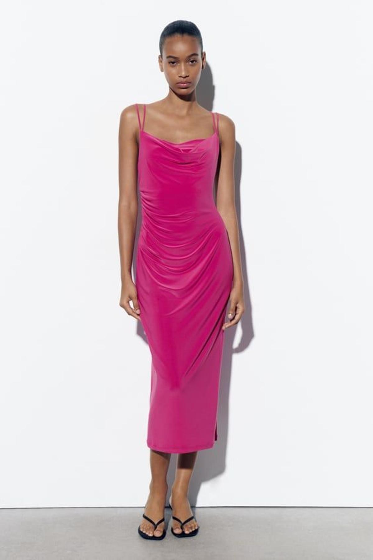Vestidos rosas Zara | 5 vestidos rosas de Zara para ir espectacular esta  primavera-verano