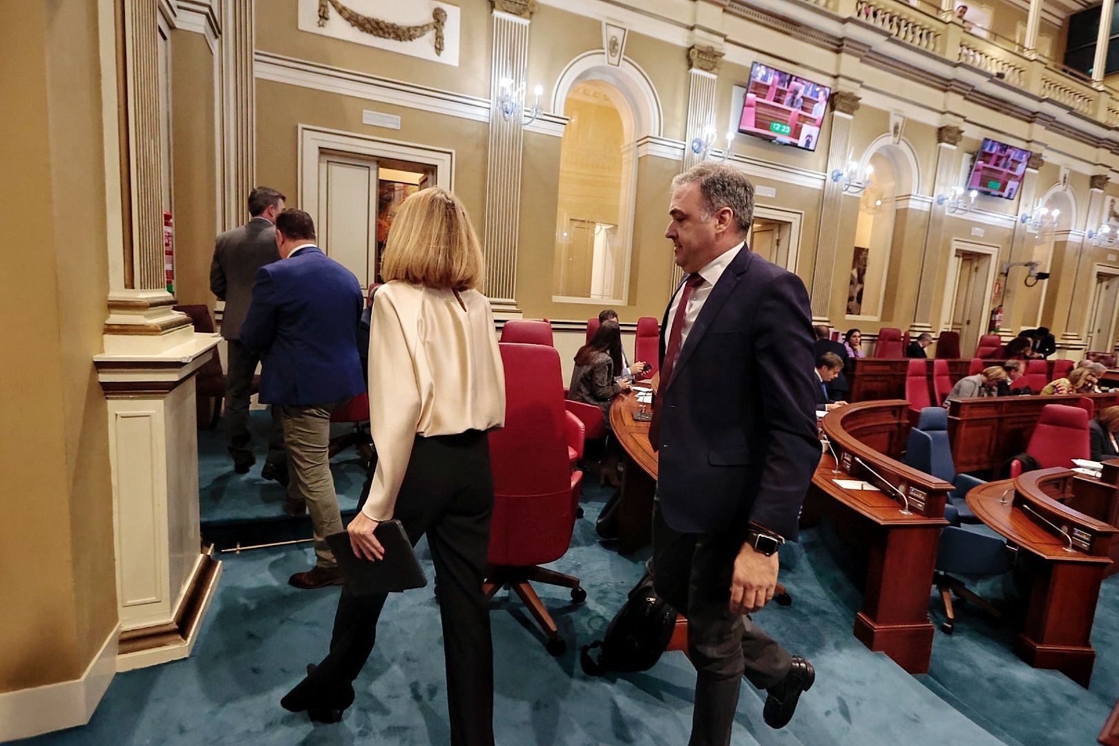 El pleno del Parlamento de Canarias celebra el debate final del proyecto de ley de presupuestos de la Comunidad Autónoma para 2023