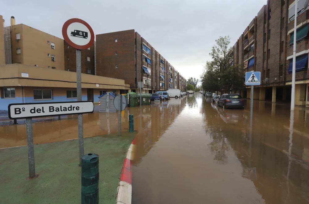 Lluvias torrenciales en Sagunt