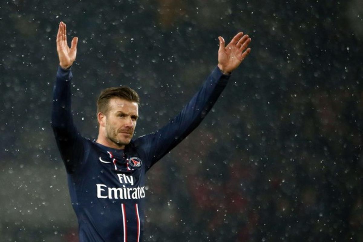 Así fue el debut de Beckham con el PSG