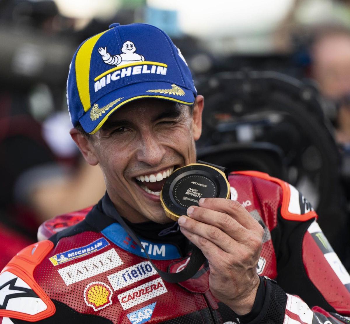 Márquez torna fort a Jerez amb una altra entremaliadura