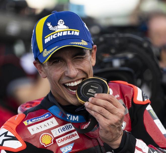 Márquez torna fort a Jerez amb una altra entremaliadura