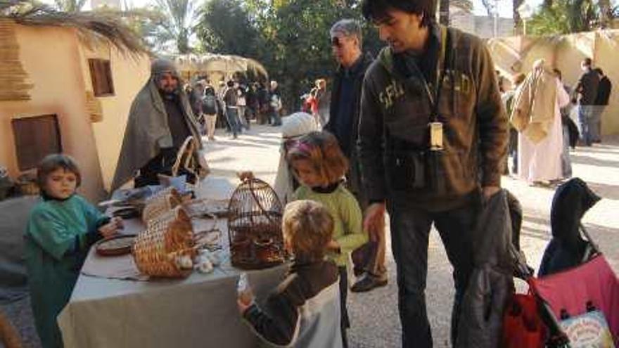 Los Reyes Magos llegan al Belén Viviente para ver al Niño Jesús