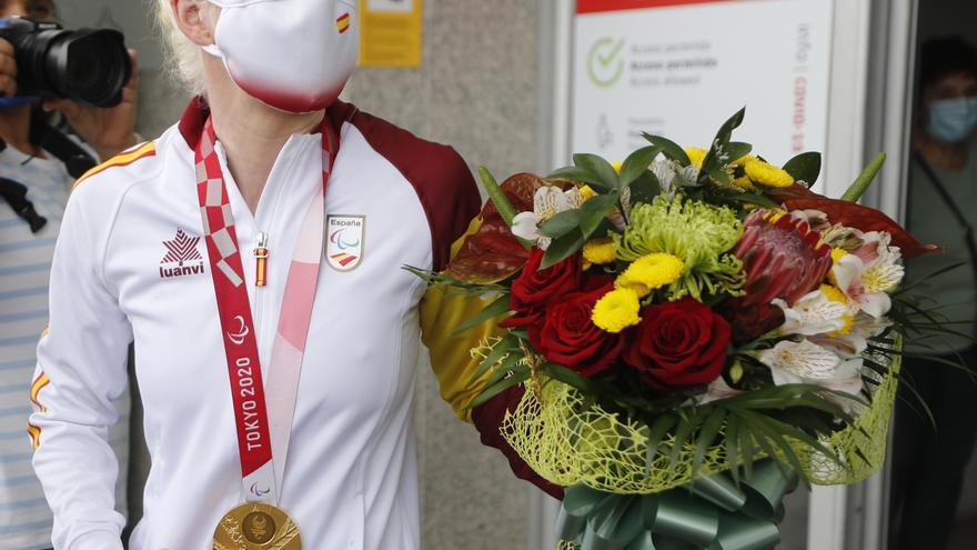 La deportista Susana Rodríguez Gacio, Medalla de Oro de Vigo