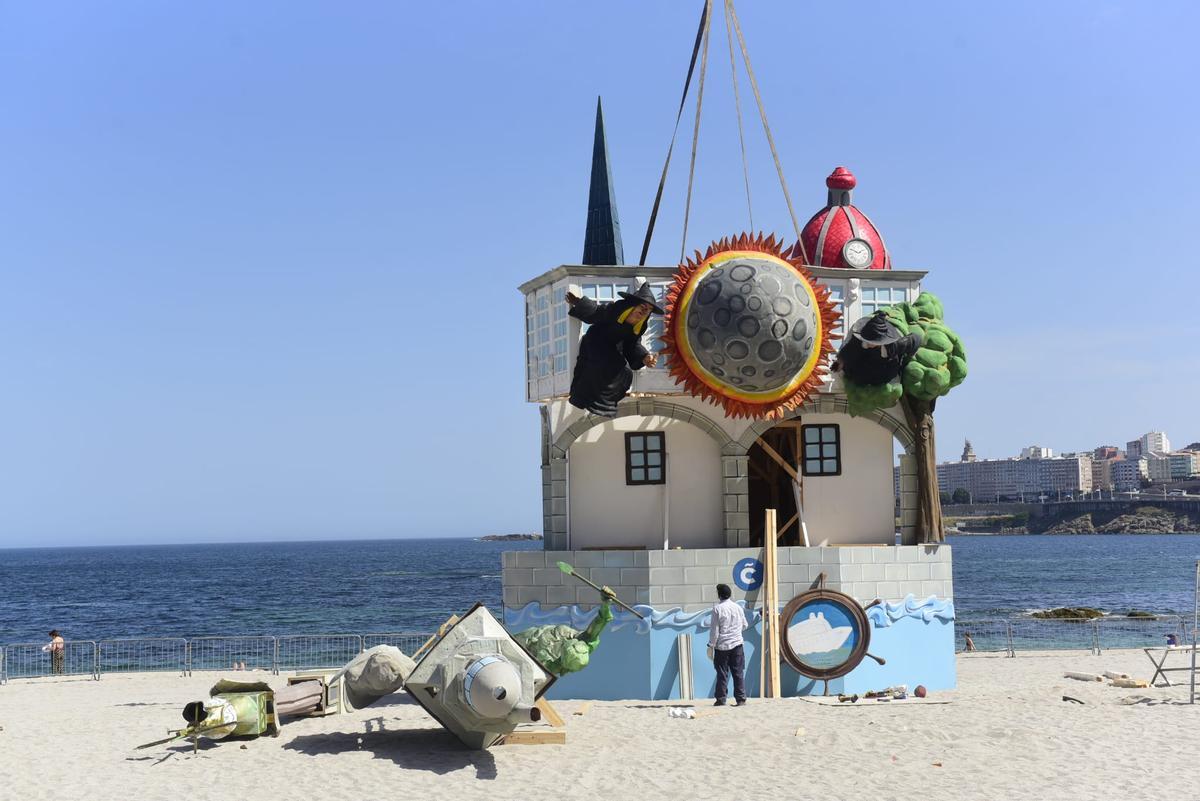 San Juan en A Coruña: los coruñeses ultiman preparativos con la reserva de parcelas en las playas
