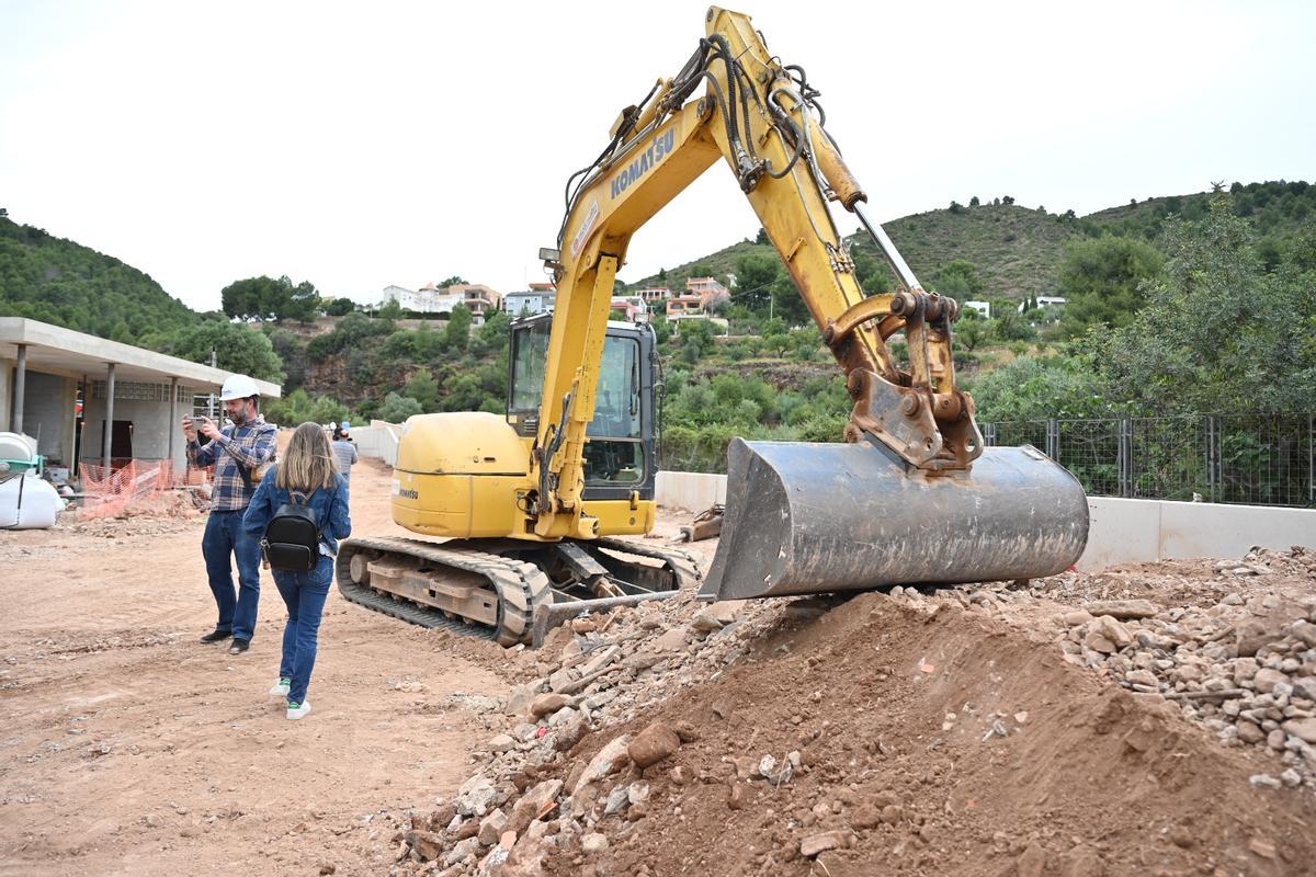 Galería de fotos de las obras en el parque acuático de la Vall d'Uixó