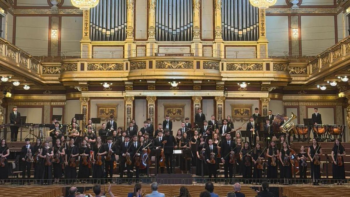 La Orquesta de Jóvenes de la Provincia de Alicante triunfa en Viena pese a la ausencia de representación política y subvenciones