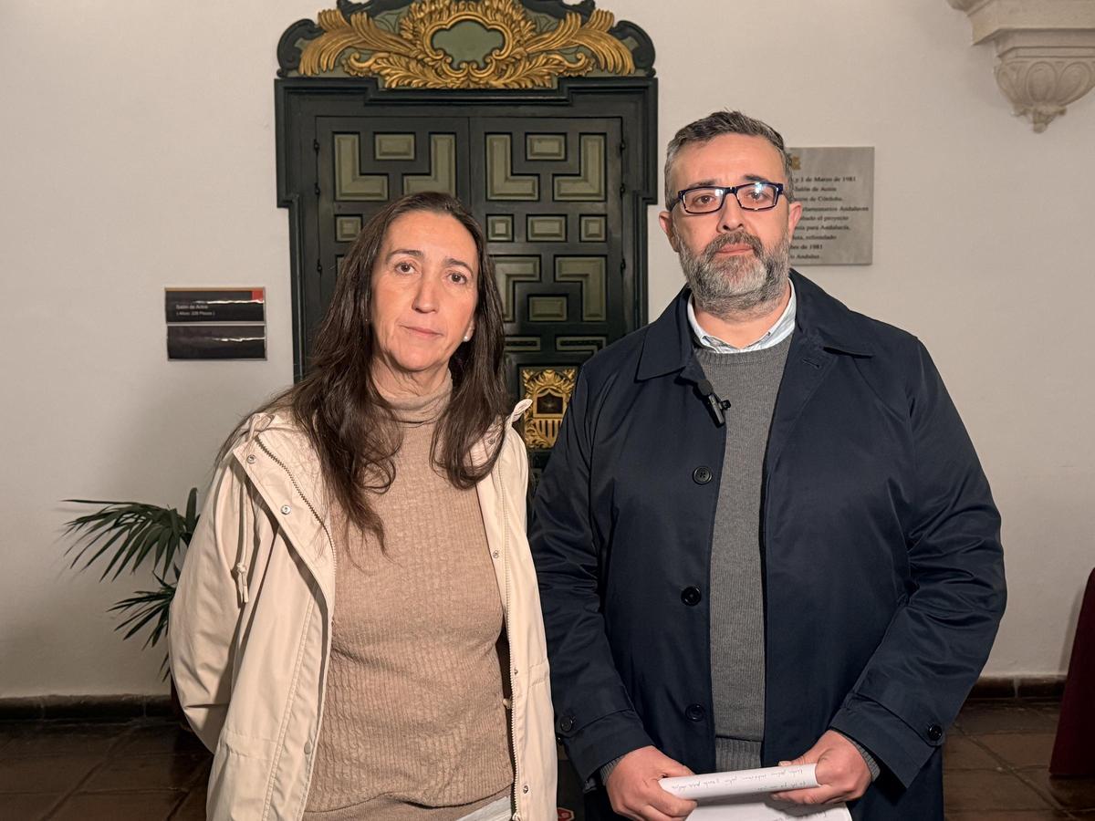 Paula Badanelli y Rafael Saco, representantes de Vox en la provincia.