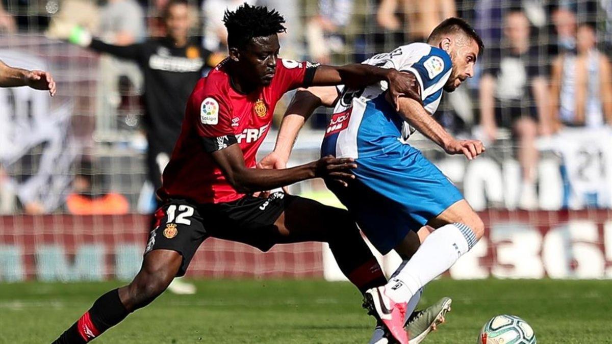 David López fue uno de los cambios en el duelo ante el Mallorca.