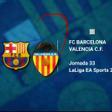 FC Barcelona - Valencia CF: horario y dónde ver por TV el partido de la jornada 33 de LaLiga EA
