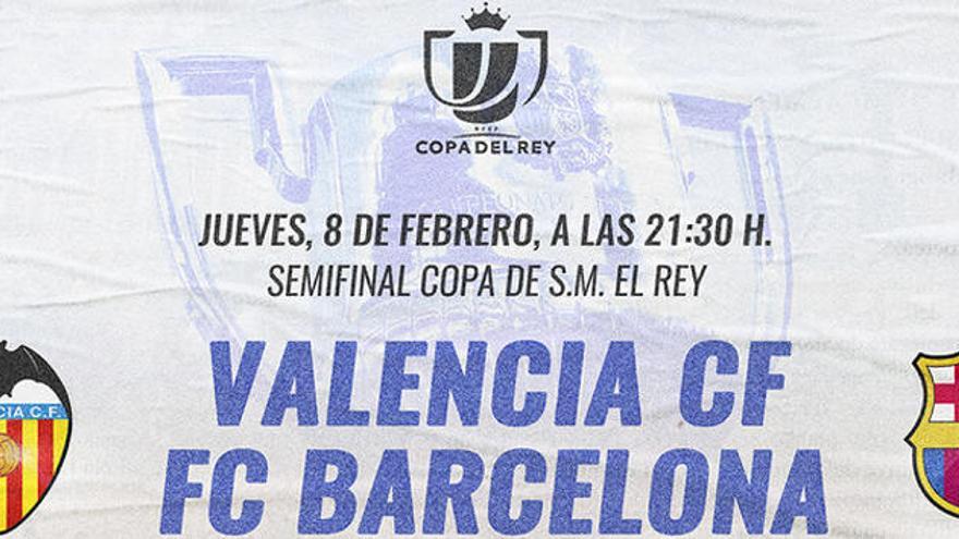 Comunicado del Valencia CF: entradas Copa del Rey