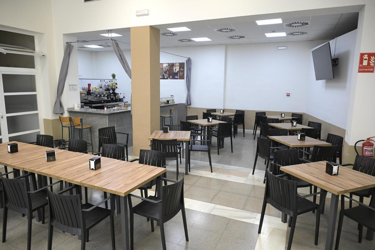 Cafetería del hogar del jubilado de Paiporta.